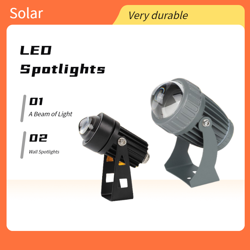 Beam of Light Outdoor LED Wall Spotlight, RGB, Water proof , Color Changing Landscape Lighting for Garden