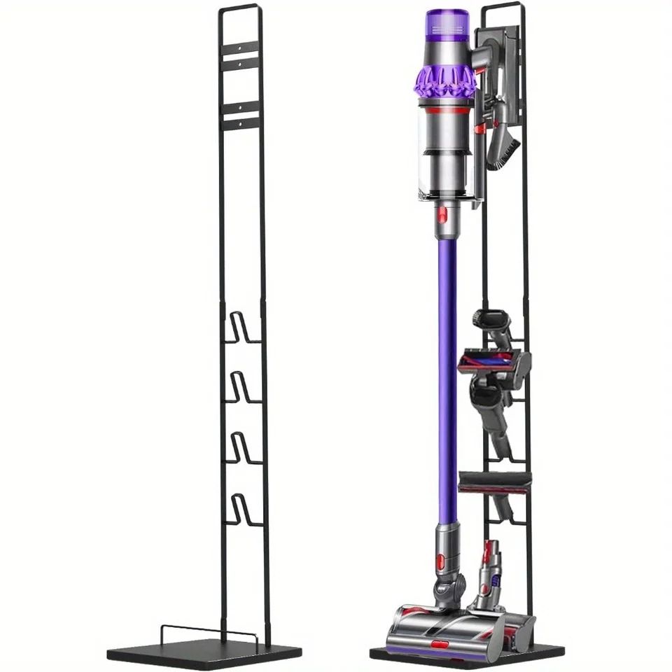 Sturdy Metal Vacuum Stand for Dyson V6–V11 - Space-Saving metal Dyson vacuum stand with Accessory Storage