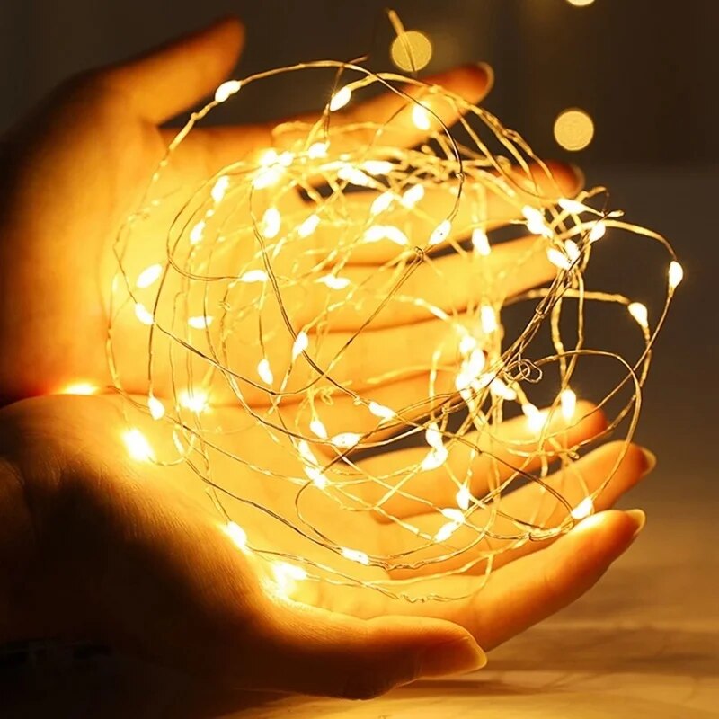 LED String Lights: Christmas Outdoor Decoration for Yard, Garden, Home, Wedding - 1-30M Fairy Lights Garland