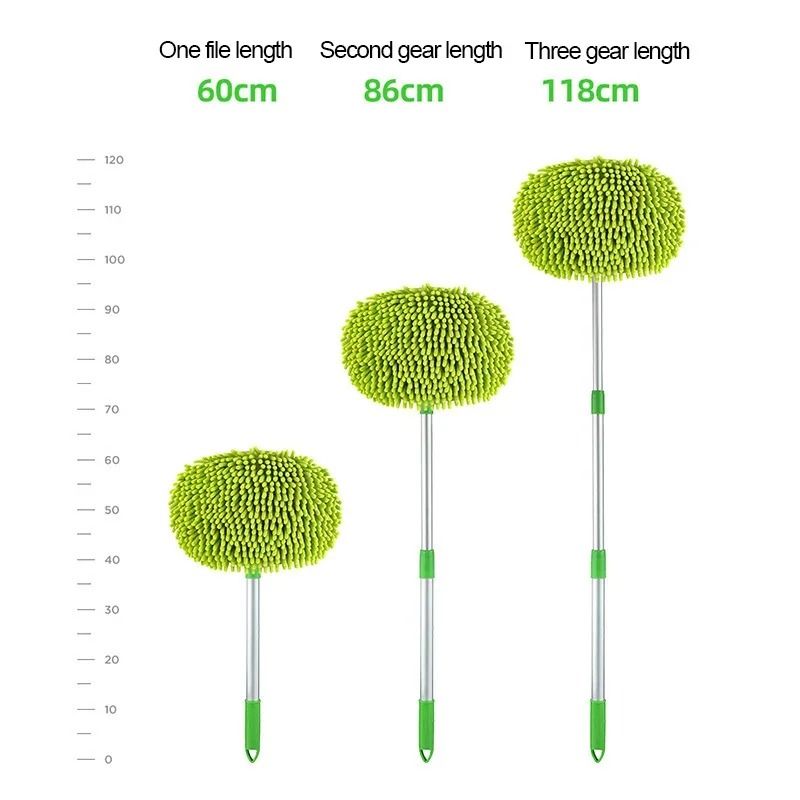 Rotating Telescopic Car Wash Mop & Cleaning Brush