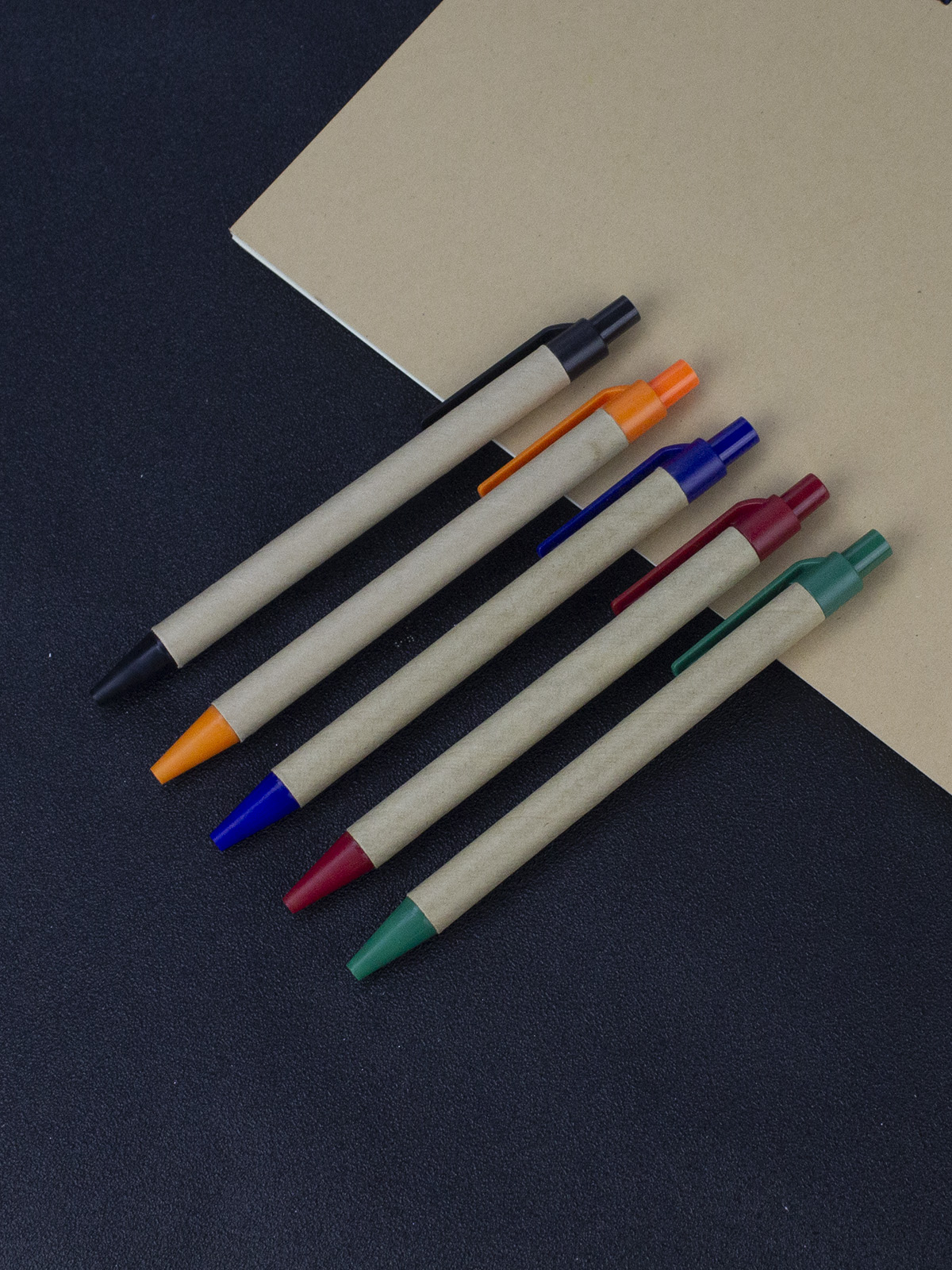 Eco Friendly Recycled Paper Pen Custom Logo Ballpoint Promotional Gift