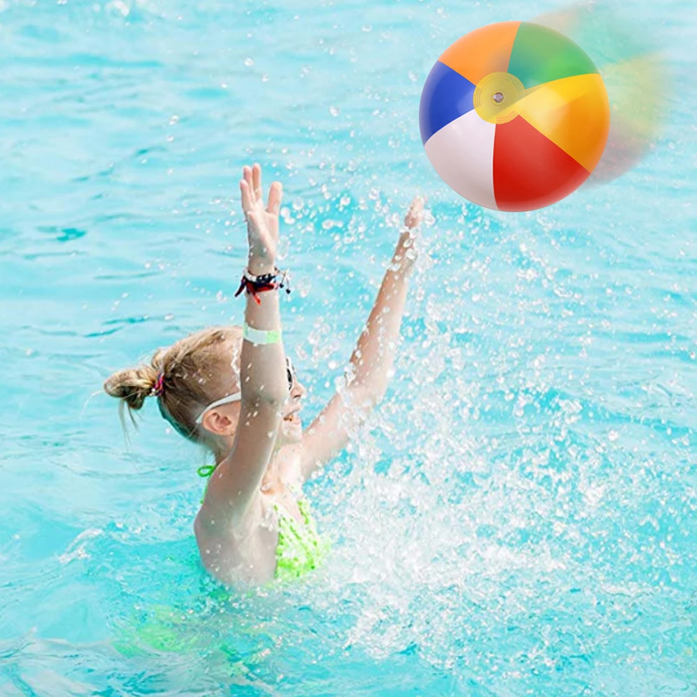 Summer Inflatable Beach Ball for Kids Outdoor Pool and Water Play Fun