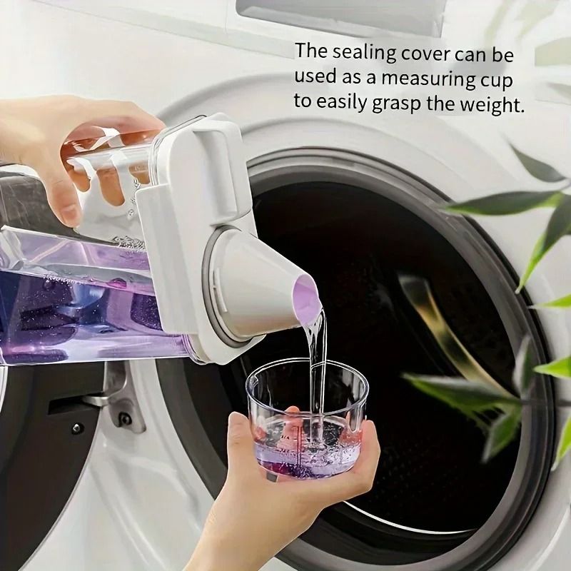 Airtight Laundry Powder Dispenser with Measuring Cup