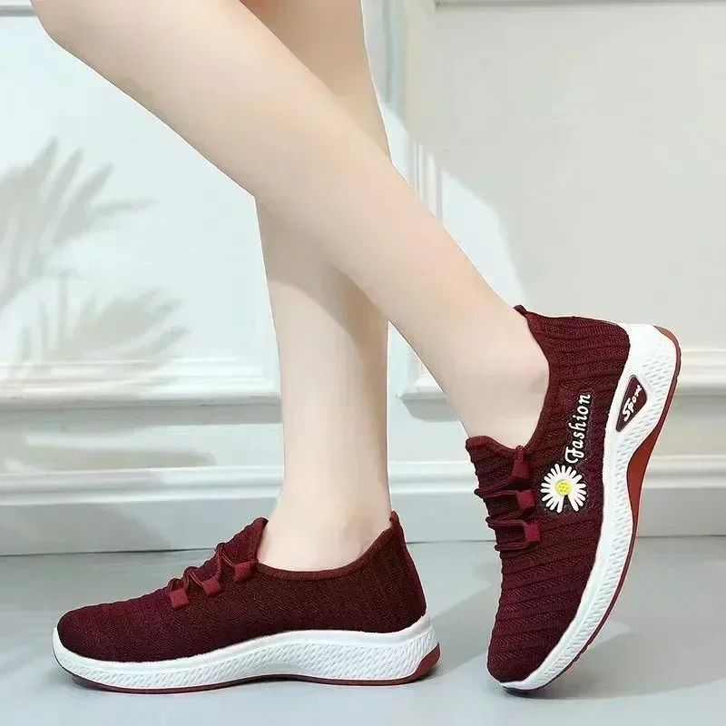 Lightweight Breathable Running Sneakers for Women with Soft Sole Comfort and Casual Style