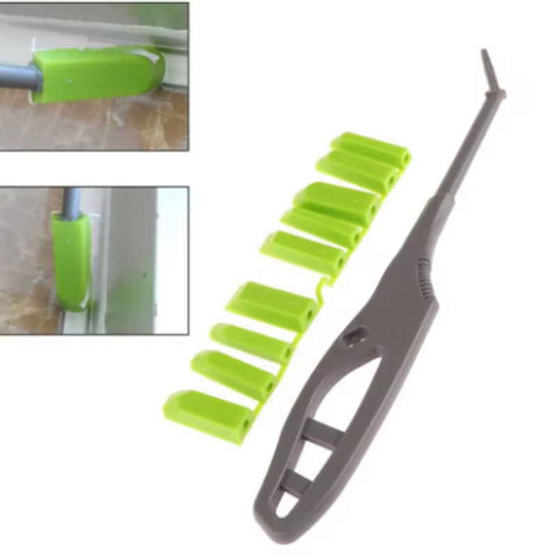 Glass Glue Angle Scraper and Sealant Spreader, Multifunctional Tool for Tile and Window