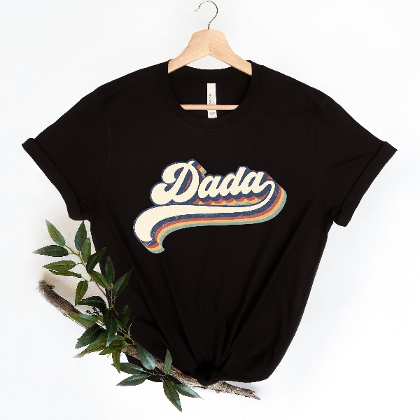 Retro Dada Shirt New Dad Shirt Dada Shirt Daddy Shirt,Father's Day Shirt Best Dad shirt Gift for Dad,New Dad Shirt,Grand