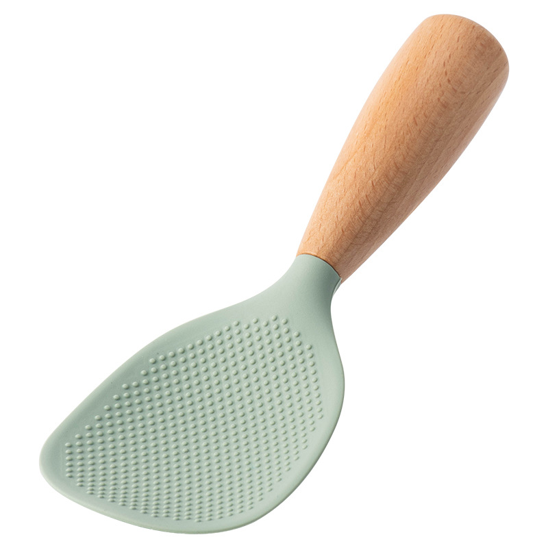 Durable Silicone Non-stick Cooking Spoon Anti-Scalding, High-Temperature-Resistant Kitchen Gadget