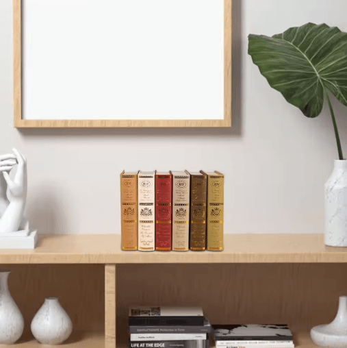 European Vintage Decorative Fake Books – Retro Simulation Book Props for Stylish Home Decor