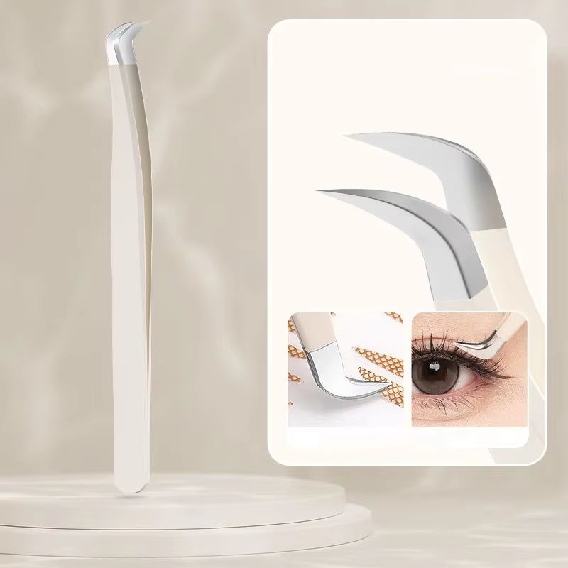 Premium Stainless Steel Eyelash Extension Tweezers Rose Gold