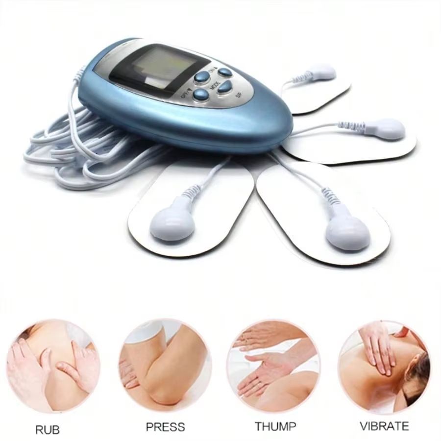 Newest TENS Body Massager, Electrical Vibrating Meridian Pulse Stimulator for Muscle Pain Relief & Relaxation
