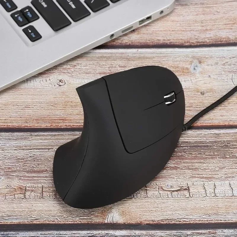 ErgoLift Vertical Ergonomic Mouse - Adjustable DPI Vertical Mouse with LED for PC & Laptop