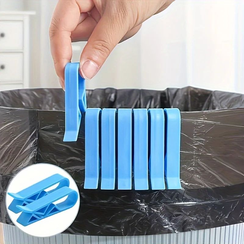 Anti-Slip Trash Bag Holder Clips – Secure Garbage Bag Fasteners for Neat, Hassle-Free Bins