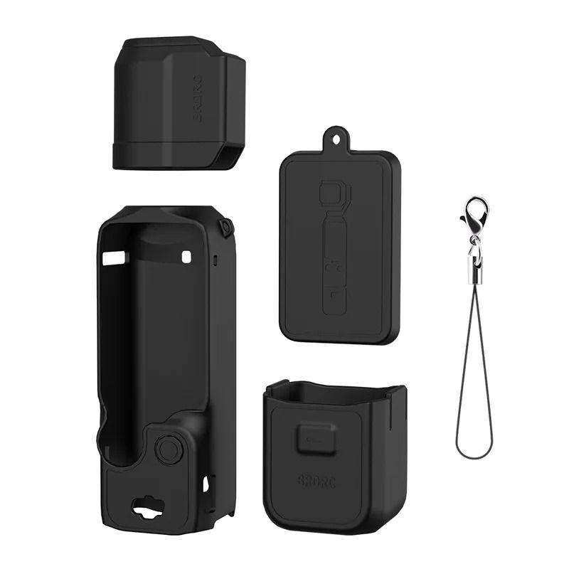 Silicone Protective Case for DJI Osmo Pocket 3 Camera with Lens Cover