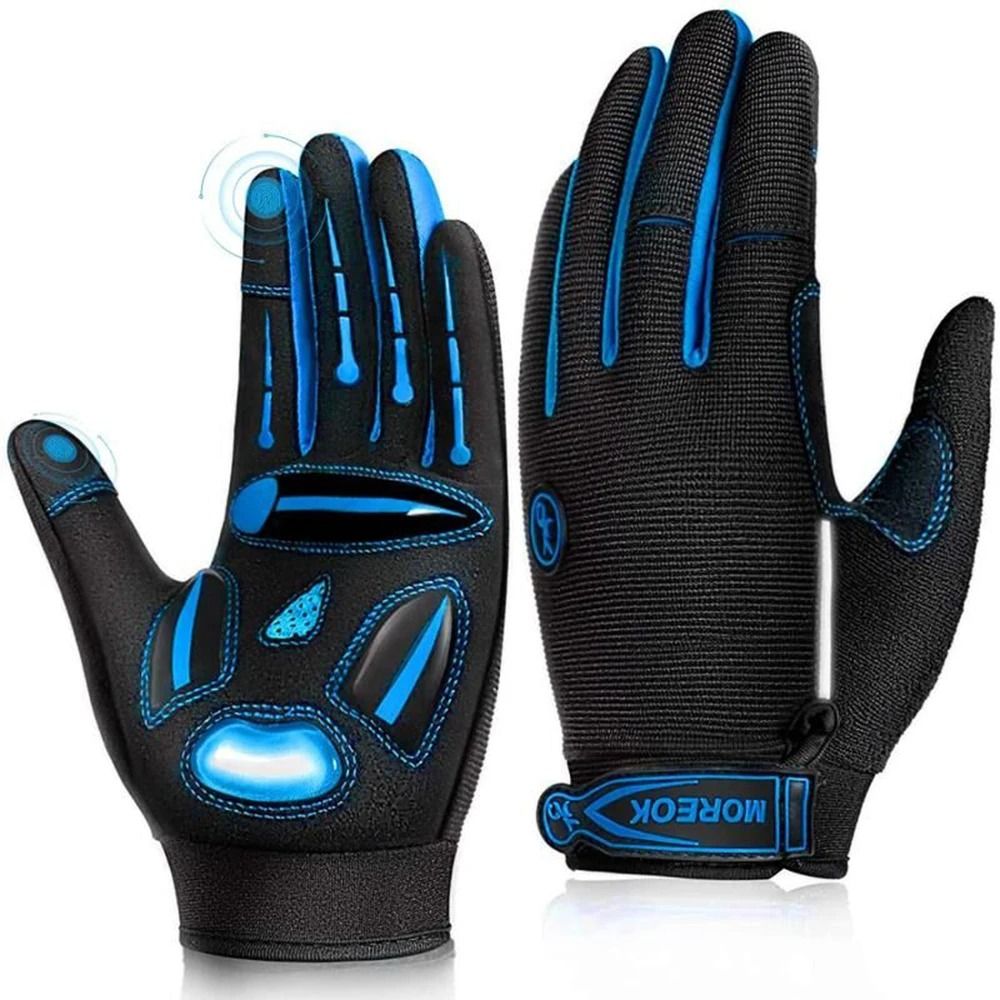 Racing Sports Gloves for Cycling and Motocross with Touchscreen Compatibility