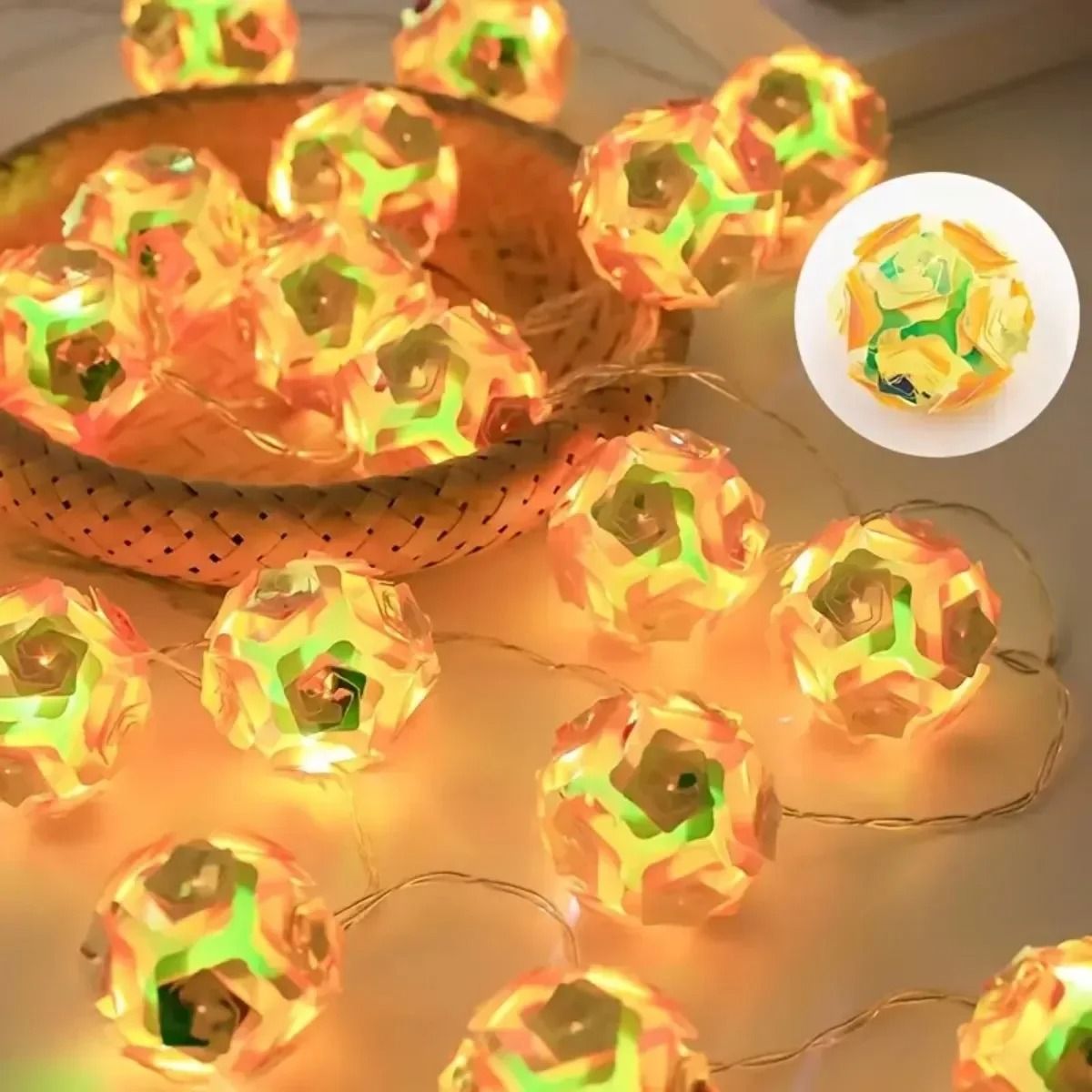 Romantic Rose Flower LED String Lights