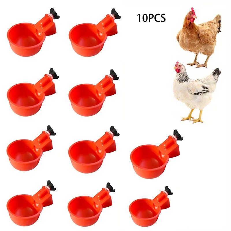 Automatic Chicken Drinking Bowl Water Dispenser for Poultry Ducks Quails and Pigeons