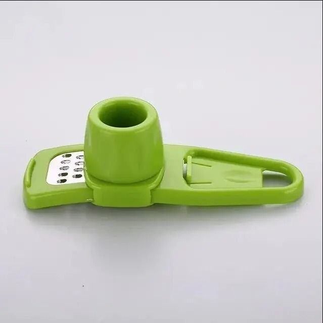 Creative Green Mini Garlic Grinder | Manual Garlic Press & Mashing Gadget