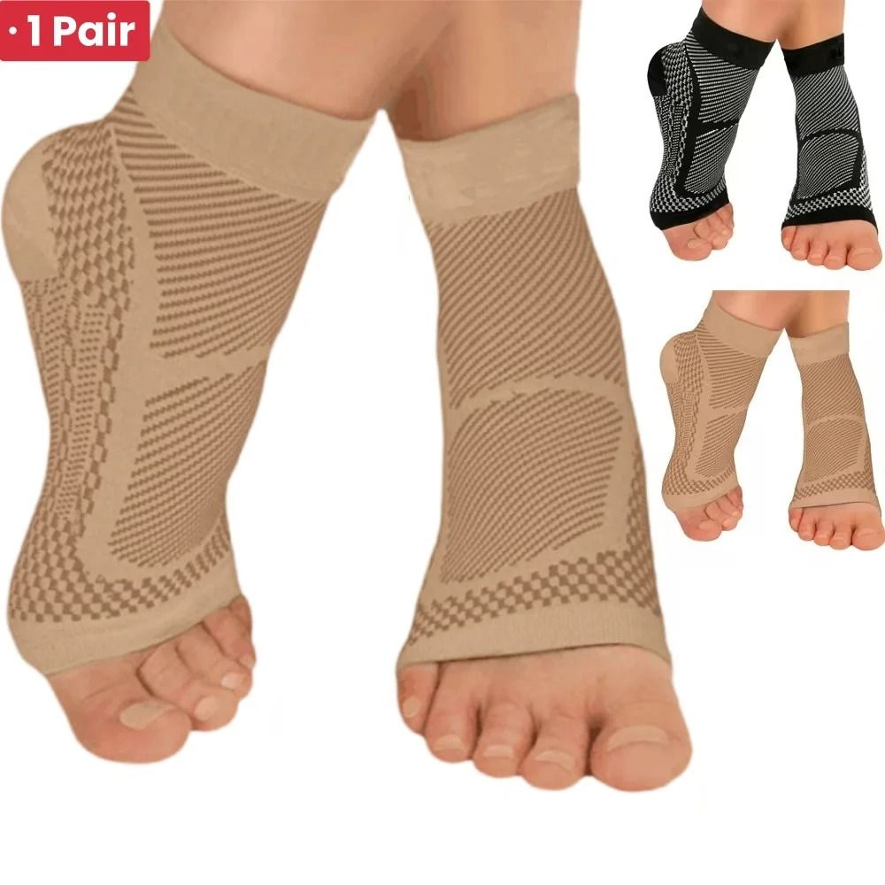 Sports Ankle Support Brace Compression Sleeve for Plantar Fasciitis and Joint Pain Relief