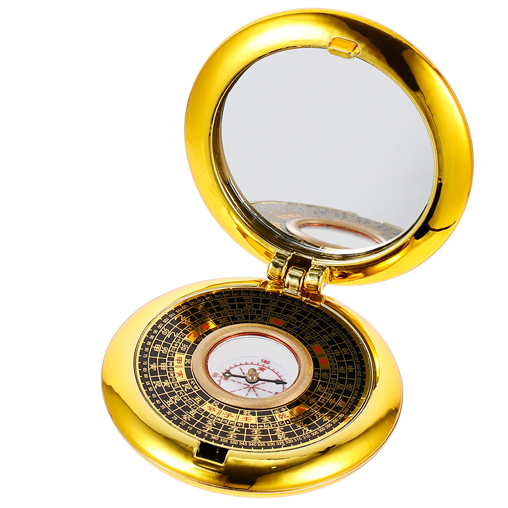 Portable Waterproof Feng Shui Compass for Outdoor Hiking & Camping