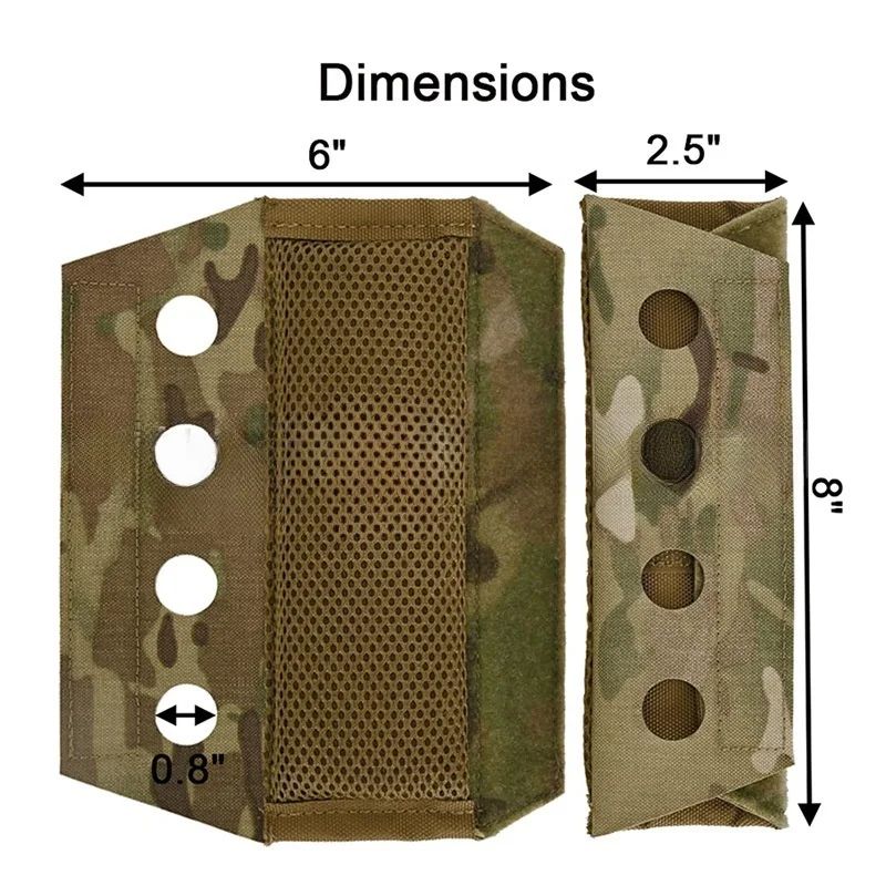 Tactical Plate Carrier Shoulder Pad Set