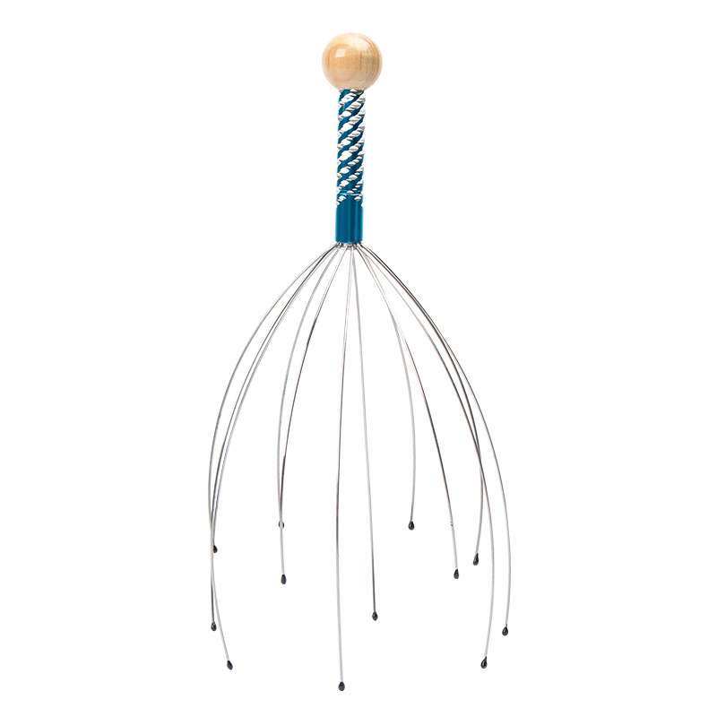 Head Massager Scratching Octopus Scalp Tool, Non Soul Extractor, Divine Tool for Health and Wellness Head Therapy