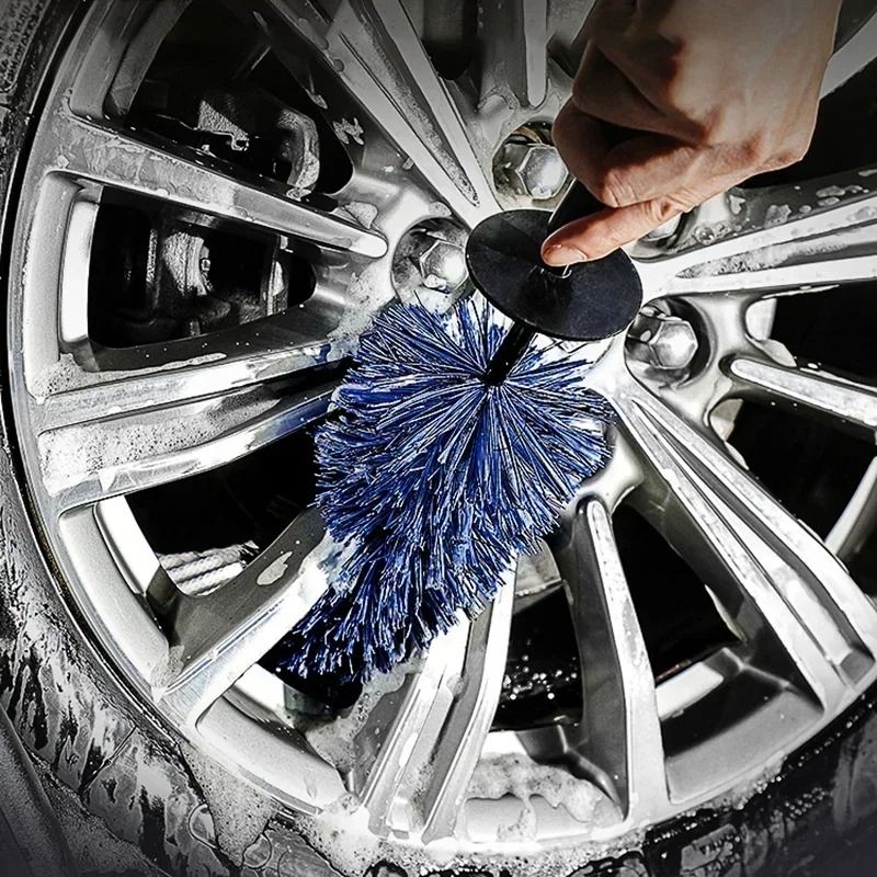 Microfiber Long-Handle Wheel & Rim Brush