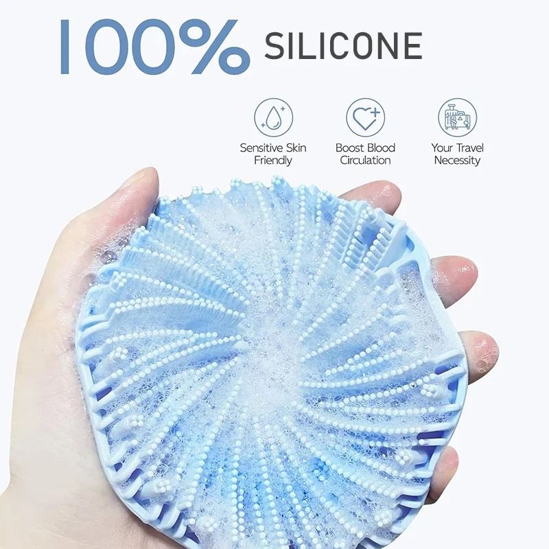 Silicone Body Scrubber For Exfoliating And Gentle Shower Cleansing