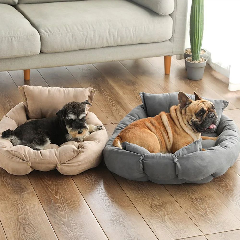3-in-1 Multifunction Pet Bed Mat – Soft Warm Dog & Cat Sofa Cushion Nest