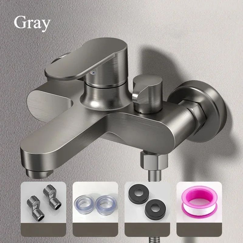 Luxury Thermostatic Shower System with 3-Way Diverter & Bathtub Mixer