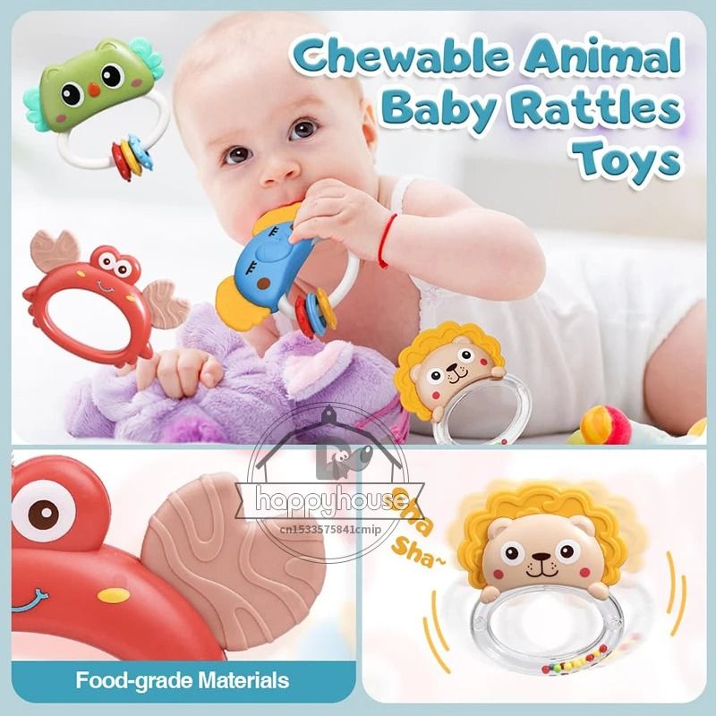 Musical Baby Crib Mobile with Lights and Projection
