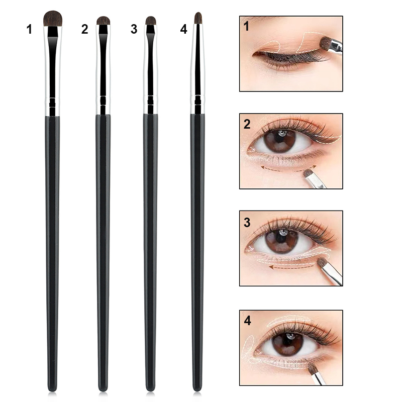 Small Eyeshadow Brush Detail Makeup Brush, Fine Smudge Concealer Portable Set, Pony Hair Eye Makeup Eyeliner Brush