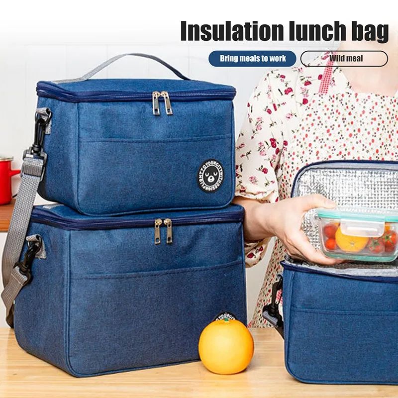 Foldable Insulated Cooler Bag for Picnics & Lunch - Leakproof Thermal Food & Drink Carrier (S/M/L)