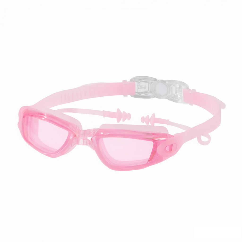 Anti Fog Swimming Goggles with Earplugs & UV Protection