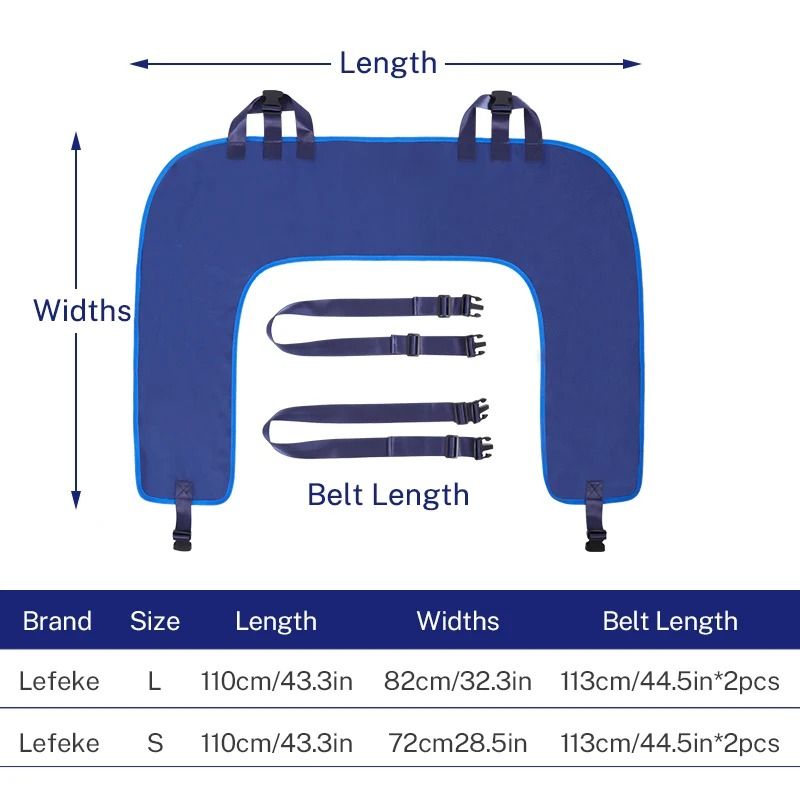 Positioning Bed Pad With Reinforced Handles For Elderly And Patient Care
