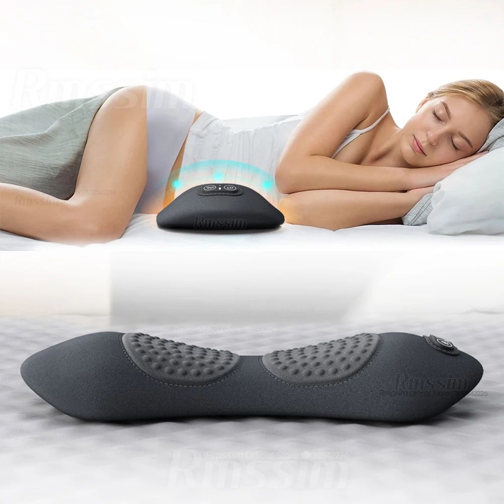 ReliefCore 3-in-1 Electric Lumbar Support Pillow – Electric Lumbar Support Pillow with Heat & Vibration