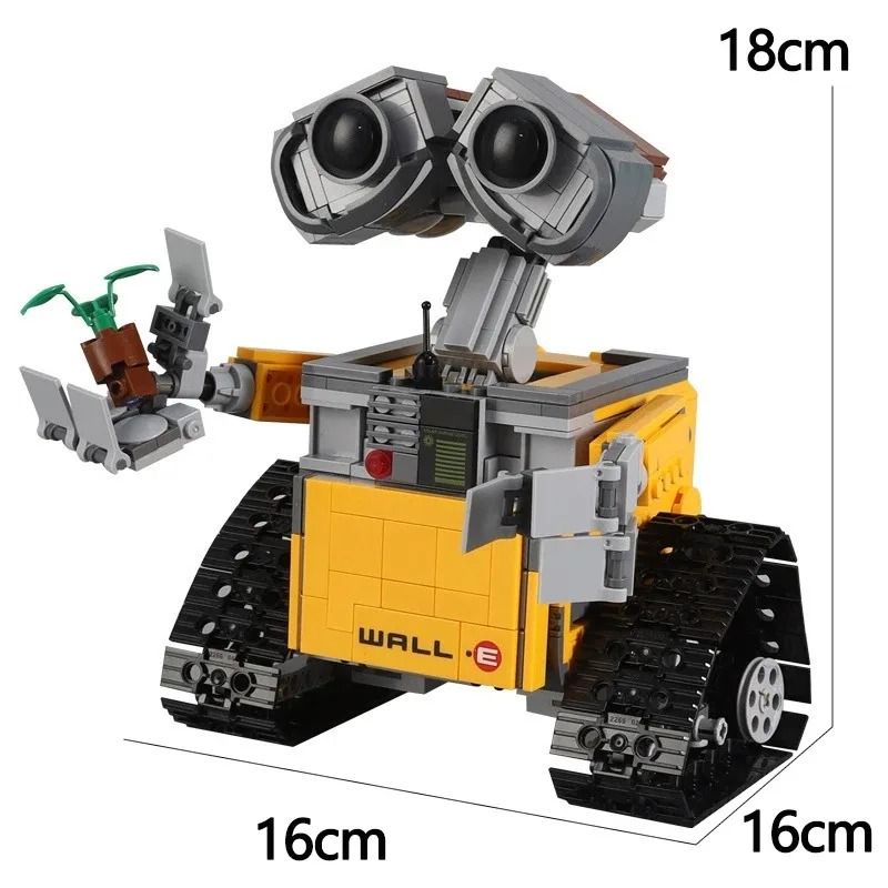 Wall E Robot Building Blocks DIY Model Kit STEM Construction Toy