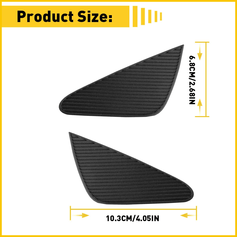 Front Fog Light Cover Cap Trim, Protect Fog Lamps, Durable and Easy Installation, Left and Right Side, Superior Quality