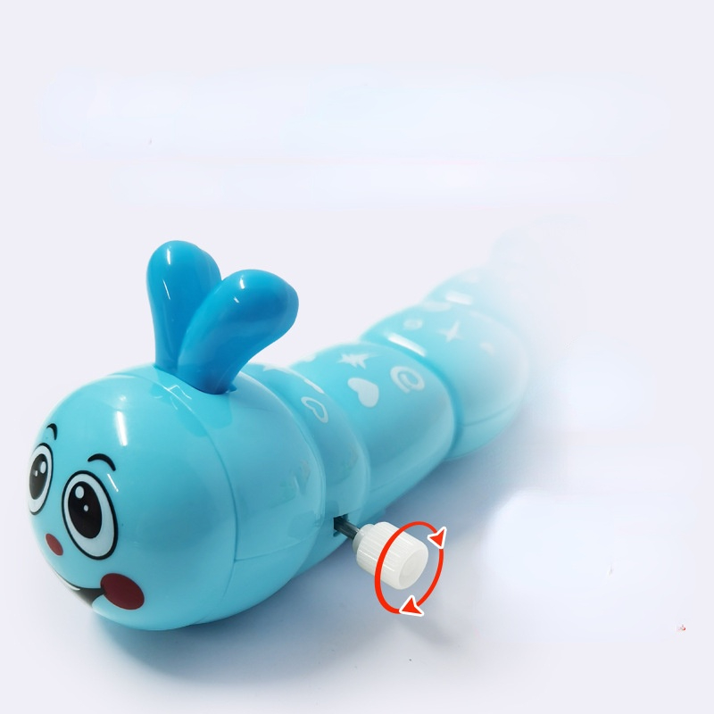 Caterpillar Shape Crawling Toy Cartoon Animals Wind Up Toys for Kids