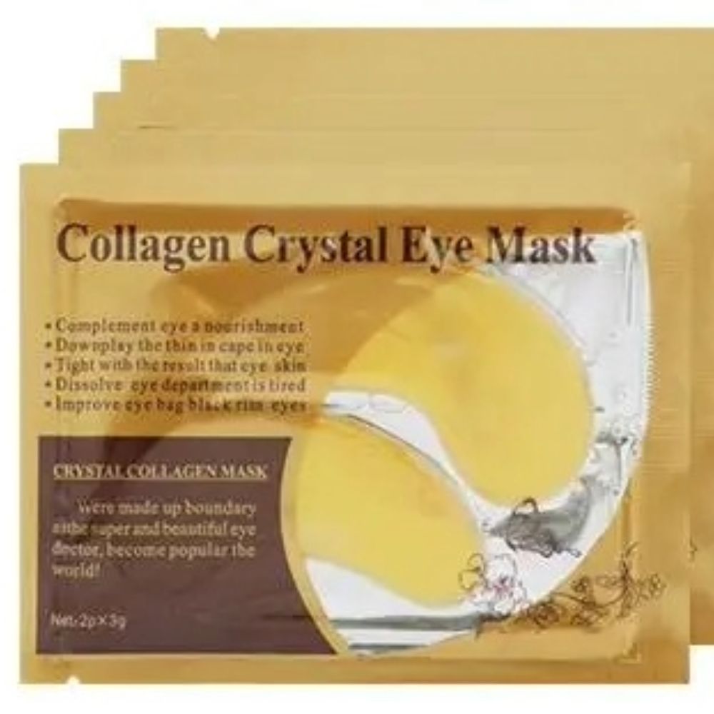 Gold Collagen Eye Mask Patches Under Eye Firming Moisturizing Skincare 10 Pairs