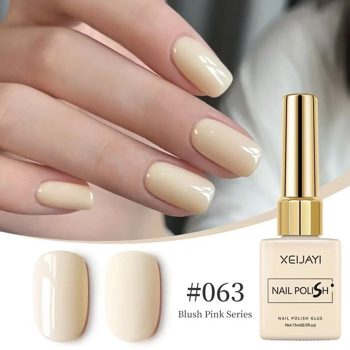 Long-Lasting Pink Gel Nail Polish