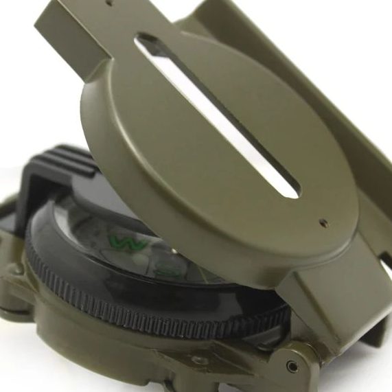 High Precision Lensatic Compass Military Folding Camping Compass