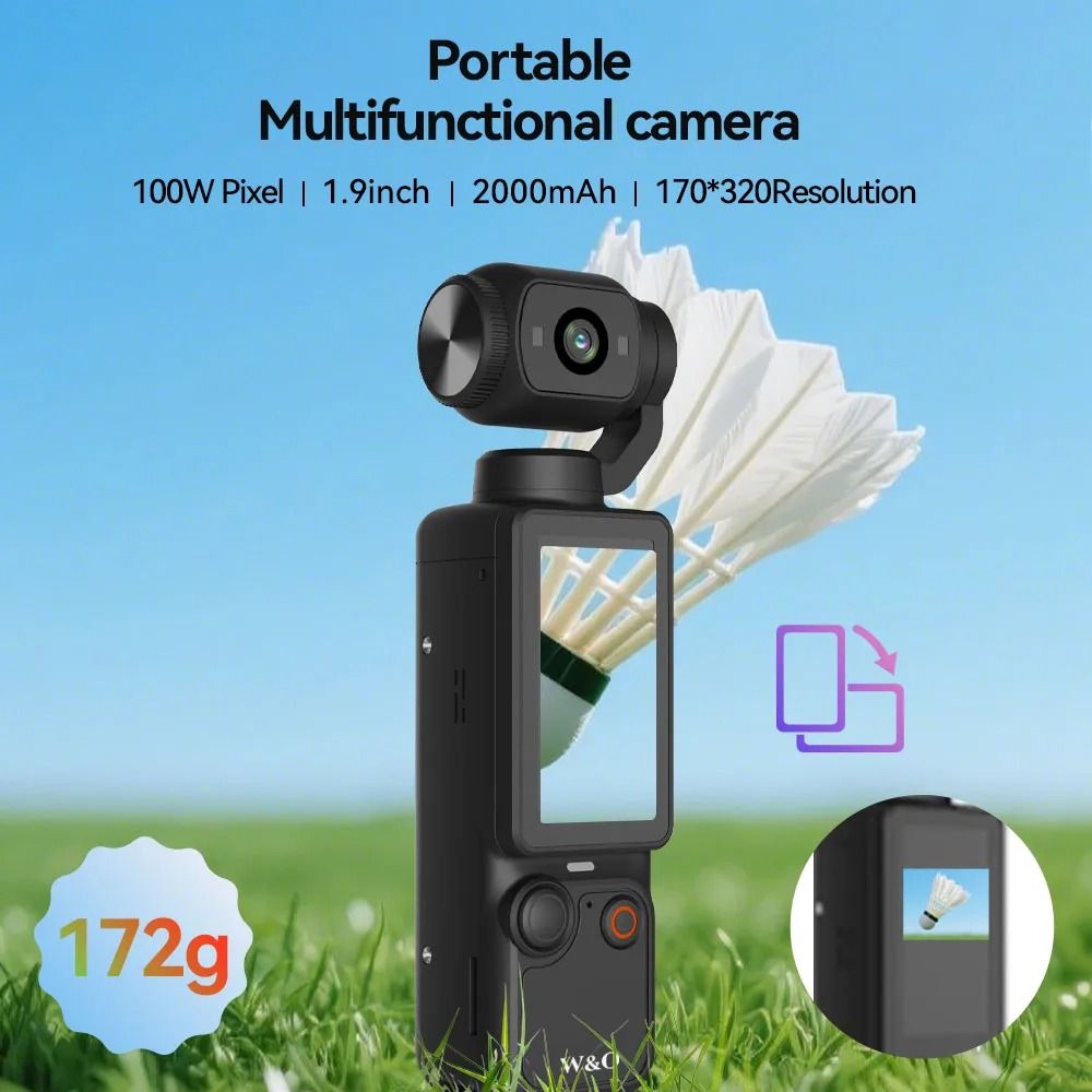 1080P WiFi Wearable Sports Camera – Bicycle & Motorcycle Driver Recorder – High-Yield Vlogging Hub with 32GB Card