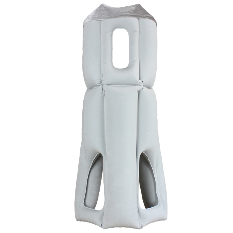 Portable Travel Artifact, Inflatable U-Shaped Neck Pillow for Long Distance Flights & Trains