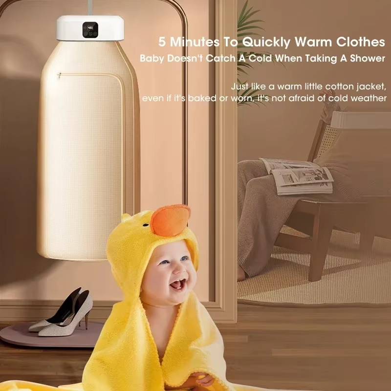 Portable Electric Clothes Dryer, UV Sterilization, Foldable Laundry Dryer, Compact Folding Clothing Dryer