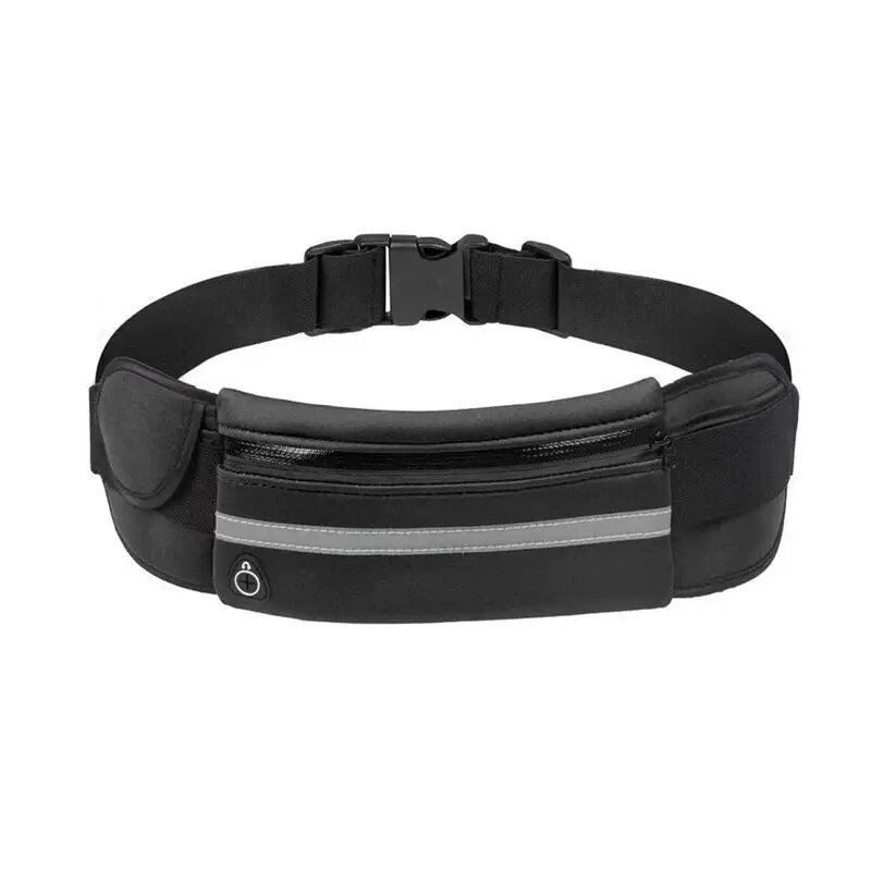 Running Man Waist Bag, Colorful Waterproof Neoprene Fanny Pack, Fitness Travel Pouch