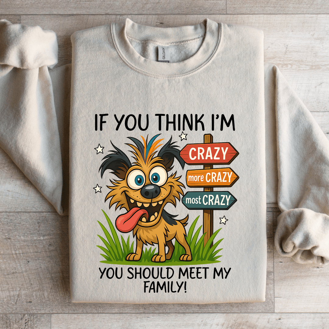 If You Think I'm Crazy Sweatshirt