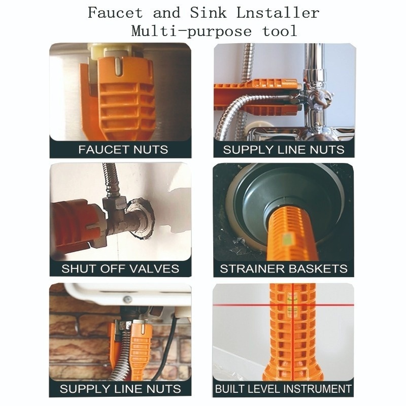 Sanitary Wrench Installation Tool for Faucet & Pipe Maintenance Multi-Functional Plumbing Solution