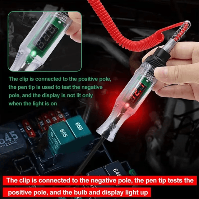 6V to 24V Automotive Circuit Tester Pen for Car and Truck Diagnostics