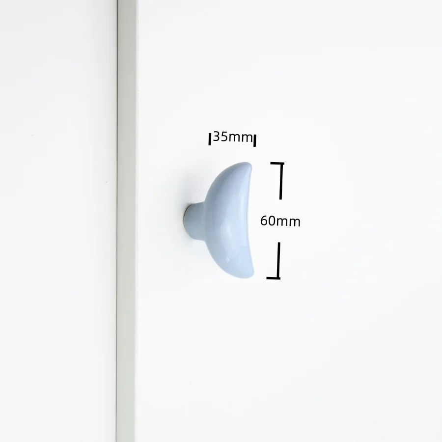 Cute Ceramic Star Moon Cloud Cabinet Knobs