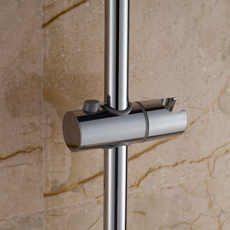 Adjustable Shower Head Holder with Degree Rotation Universal Shower Rail Slider Bracket